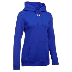 Under Armour® (Women's SMALL) Hustle™ Fleece Hoody in Royal/White
